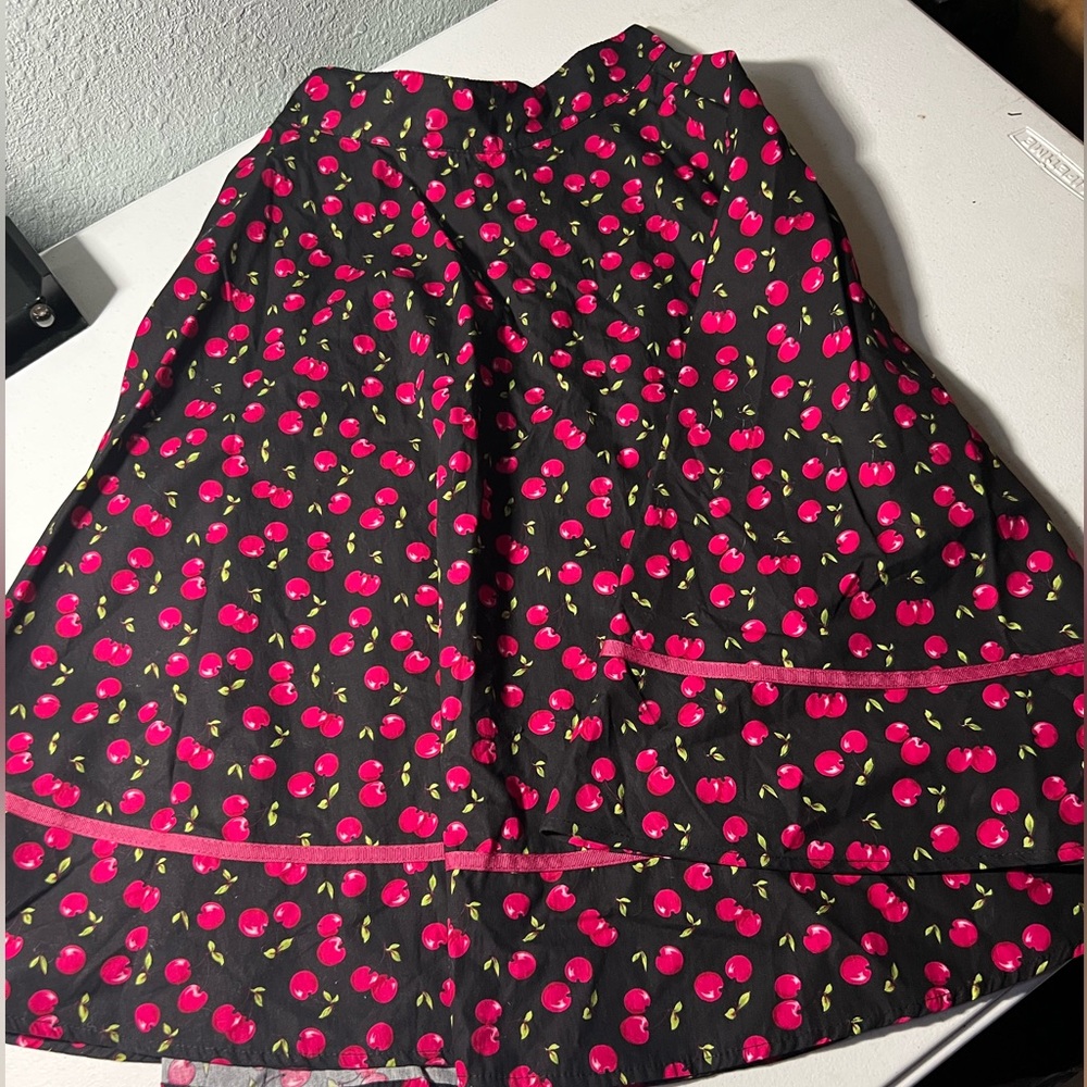 Midi Cherry Skirt